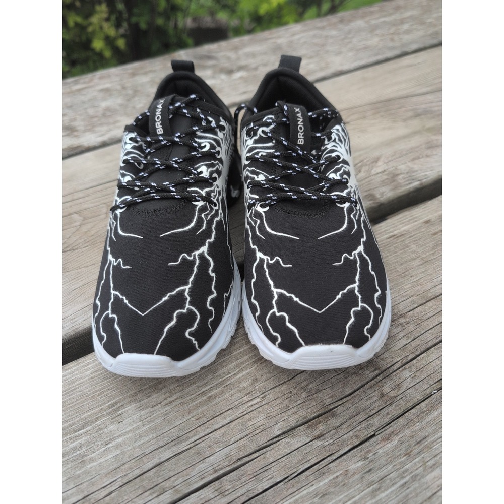Bronax Athletic Trainer Shoes Lightning Graphic Mens 6.5 Women 8 Running Shoe